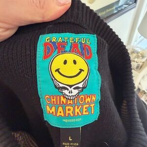 Grateful Dead Chinatown Market Black Crewneck Sweater